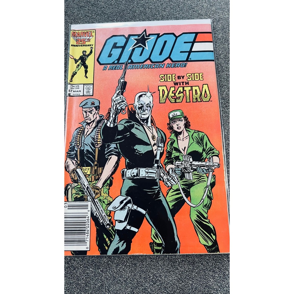 Marvel G.I. Joe Comic Book Multi Issue 57 Destro 25th Anniversary